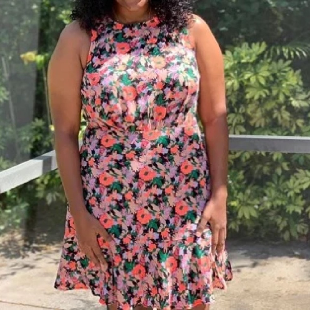 J. Crew Mercantile Women’s Sleeveless Floral Midi Dress Size 16T